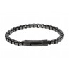 Bracelet chain steel gunmetal VRA00751