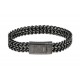 Bracelet chain steel gunmetal 2 VRA00752