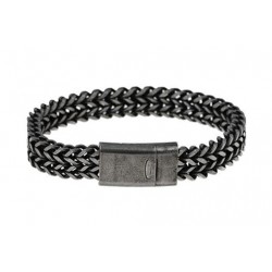 Bracelet chain steel gunmetal 2 VRA00752