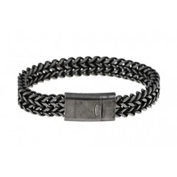 Ανδρικό ατσάλινο βραχιόλι gunmetal 2 VRA00752