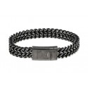 Bracelet chain steel gunmetal 2 VRA00752