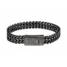 Bracelet chain steel gunmetal 2 VRA00752