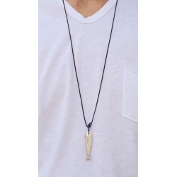 Ανδρικό μενταγιόν Fish  KLA0026