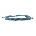 Ανδρικό βραχιόλι χειροποίητο μακραμέ light blue VRA00753