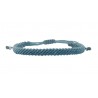 Ανδρικό βραχιόλι χειροποίητο μακραμέ light blue VRA00753