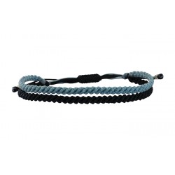 Ανδρικό βραχιόλι 2seiro macrame VRA00754