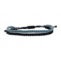 Ανδρικό βραχιόλι 2seiro macrame VRA00754