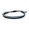 Ανδρικό βραχιόλι 2seiro macrame VRA00754