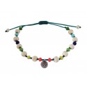 Βραχιόλι χειροποίητο howlite ethic colours VR00704