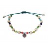 Βραχιόλι χειροποίητο howlite ethic colours VR00704
