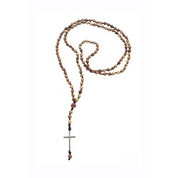 Rozario steel cross silver jasper picture KLA0045