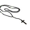 Ανδρικό χειροποίητο Ροζάριο stainless steel cross  KLA0089