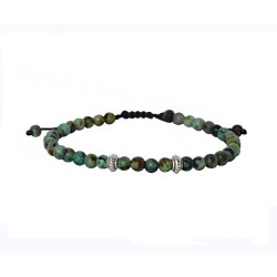Ανδρικό βραχιόλι African Turquoise VRA00431