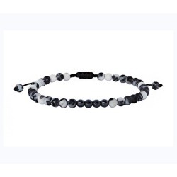 Ανδρικό βραχιόλι Jasper zebra VRA00432