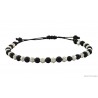 Ανδρικό βραχιόλι Lava black  VRA00218 