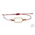 Βραχιόλι Minimal red  VR00575