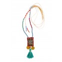 Κολιέ χειροποίητο φυλαχτό boho  KL00561